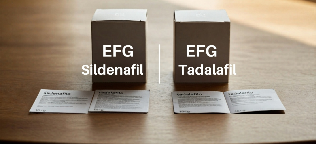 Generics for erectile dysfunction: what to know about sildenafil, tadalafil and the EFG label